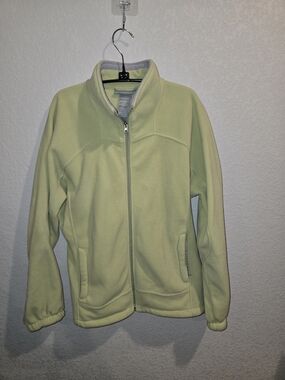 Free Country Lime Green Full-Zip Fleece Jacket - Size Large